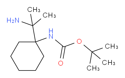 tert-butyl N-[1-(2-aminopropan-2-yl)cyclohexyl]carbamate