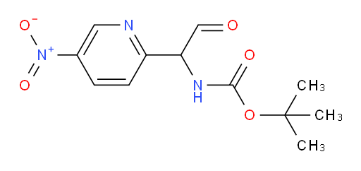 tert-butyl N-[1-(5-nitropyridin-2-yl)-2-oxoethyl]carbamate