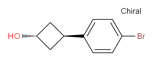 (1r,3r)-3-(4-bromophenyl)cyclobutan-1-ol