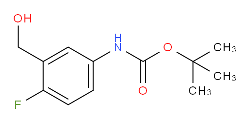 tert-butyl N-[4-fluoro-3-(hydroxymethyl)phenyl]carbamate