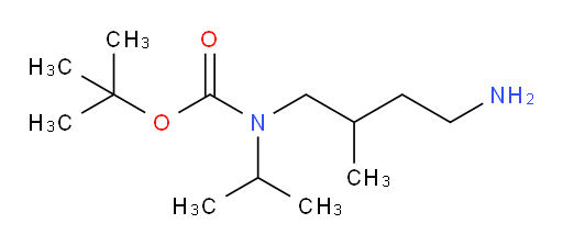 tert-butyl N-(4-amino-2-methylbutyl)-N-(propan-2-yl)carbamate