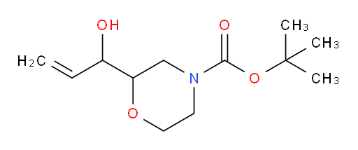 tert-butyl 2-(1-hydroxyprop-2-en-1-yl)morpholine-4-carboxylate