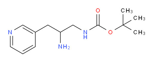 tert-butyl N-[2-amino-3-(pyridin-3-yl)propyl]carbamate
