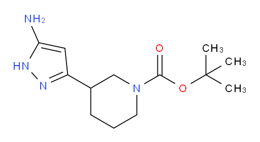 tert-butyl 3-(5-amino-1H-pyrazol-3-yl)piperidine-1-carboxylate