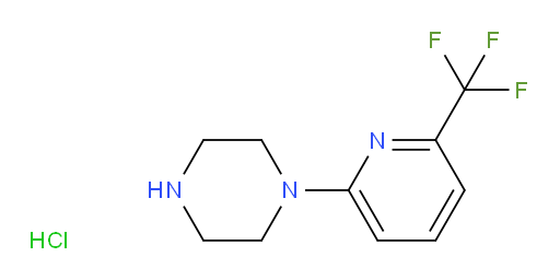 1-[6-(trifluoromethyl)pyridin-2-yl]piperazine hydrochloride