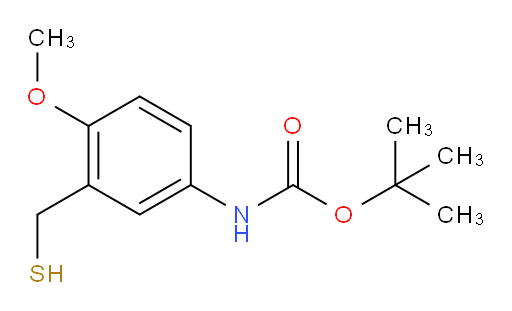 tert-butyl N-[4-methoxy-3-(sulfanylmethyl)phenyl]carbamate