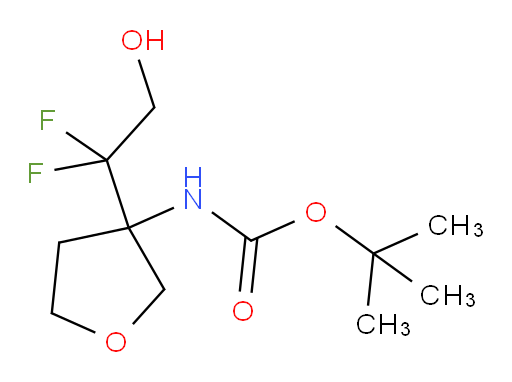 tert-butyl N-[3-(1,1-difluoro-2-hydroxyethyl)oxolan-3-yl]carbamate