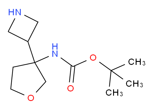 tert-butyl N-[3-(azetidin-3-yl)oxolan-3-yl]carbamate