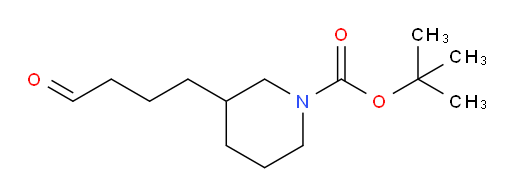 tert-butyl 3-(4-oxobutyl)piperidine-1-carboxylate