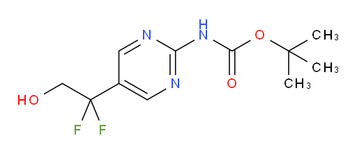 tert-butyl N-[5-(1,1-difluoro-2-hydroxyethyl)pyrimidin-2-yl]carbamate