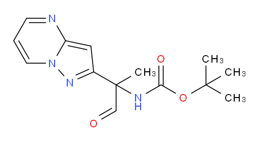 tert-butyl N-(1-oxo-2-{pyrazolo[1,5-a]pyrimidin-2-yl}propan-2-yl)carbamate