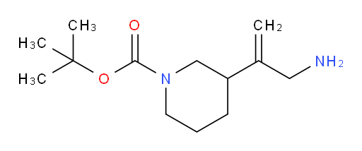tert-butyl 3-(3-aminoprop-1-en-2-yl)piperidine-1-carboxylate