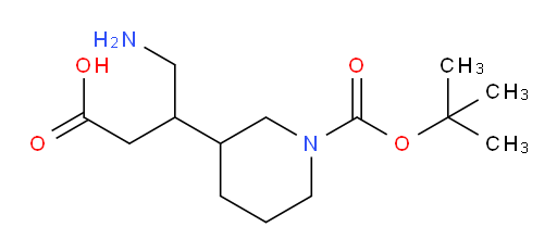 4-amino-3-{1-[(tert-butoxy)carbonyl]piperidin-3-yl}butanoic acid