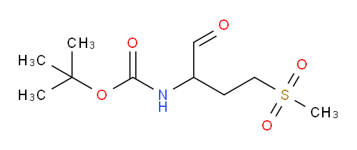 tert-butyl N-(4-methanesulfonyl-1-oxobutan-2-yl)carbamate