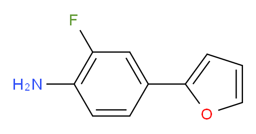 2-fluoro-4-(furan-2-yl)aniline