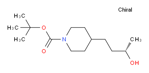 tert-butyl 4-[(3S)-3-hydroxybutyl]piperidine-1-carboxylate