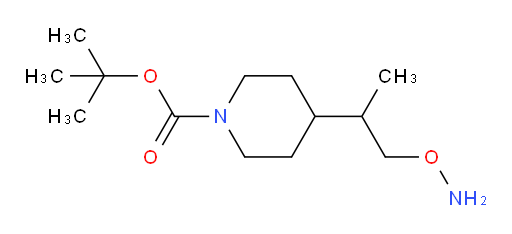 tert-butyl 4-[1-(aminooxy)propan-2-yl]piperidine-1-carboxylate