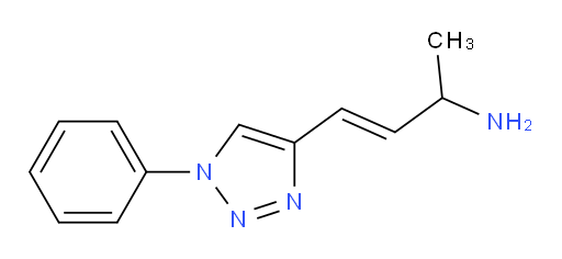 4-(1-phenyl-1H-1,2,3-triazol-4-yl)but-3-en-2-amine