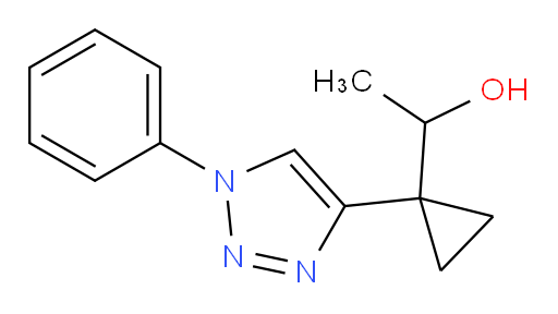 1-[1-(1-phenyl-1H-1,2,3-triazol-4-yl)cyclopropyl]ethan-1-ol
