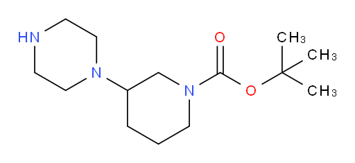 tert-butyl 3-(piperazin-1-yl)piperidine-1-carboxylate