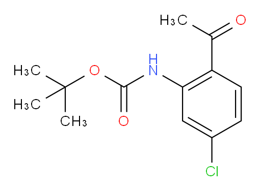 tert-butyl N-(2-acetyl-5-chlorophenyl)carbamate