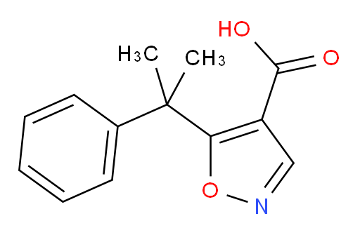 5-(2-phenylpropan-2-yl)-1,2-oxazole-4-carboxylic acid