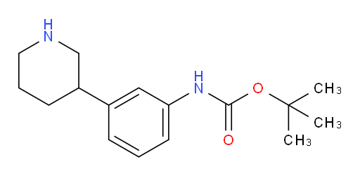 tert-butyl N-[3-(piperidin-3-yl)phenyl]carbamate