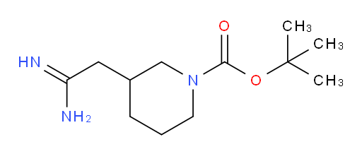 tert-butyl 3-(carbamimidoylmethyl)piperidine-1-carboxylate