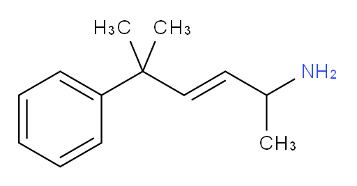 5-methyl-5-phenylhex-3-en-2-amine