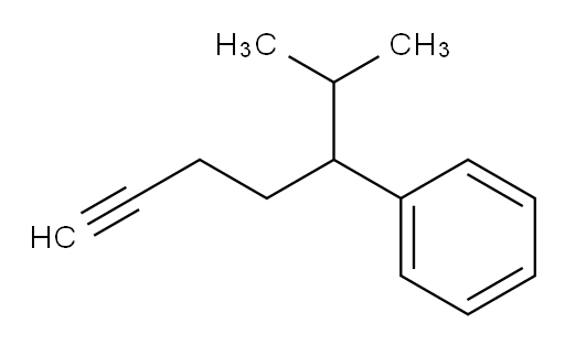 (2-methylhept-6-yn-3-yl)benzene
