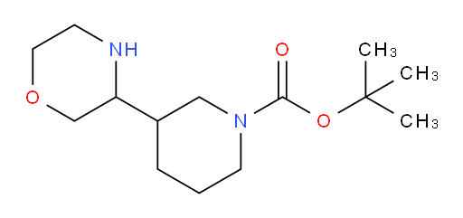 tert-butyl 3-(morpholin-3-yl)piperidine-1-carboxylate