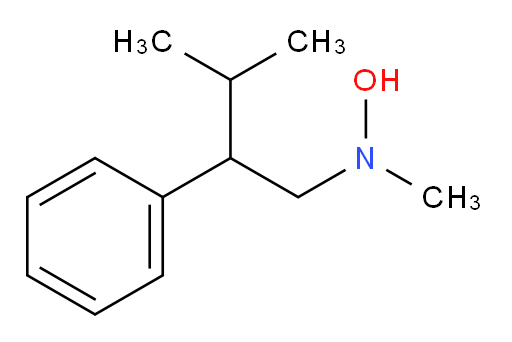 N-methyl-N-(3-methyl-2-phenylbutyl)hydroxylamine
