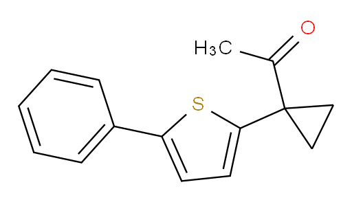 1-[1-(5-phenylthiophen-2-yl)cyclopropyl]ethan-1-one