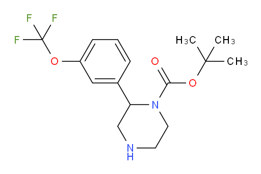 tert-butyl 2-[3-(trifluoromethoxy)phenyl]piperazine-1-carboxylate