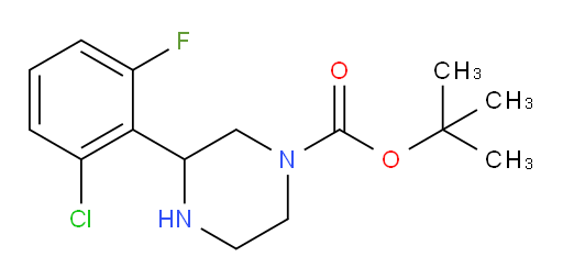 tert-butyl 3-(2-chloro-6-fluorophenyl)piperazine-1-carboxylate