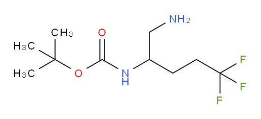 tert-butyl N-(1-amino-5,5,5-trifluoropentan-2-yl)carbamate