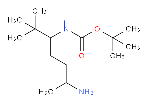 tert-butyl N-(6-amino-2,2-dimethylheptan-3-yl)carbamate