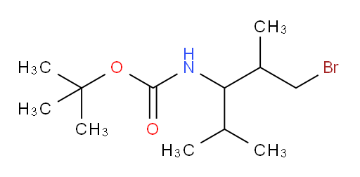 tert-butyl N-(1-bromo-2,4-dimethylpentan-3-yl)carbamate