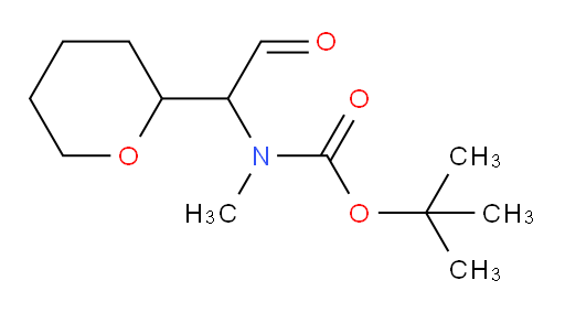 tert-butyl N-methyl-N-[1-(oxan-2-yl)-2-oxoethyl]carbamate