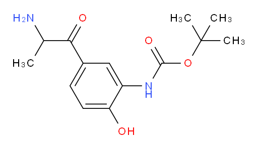 tert-butyl N-[5-(2-aminopropanoyl)-2-hydroxyphenyl]carbamate