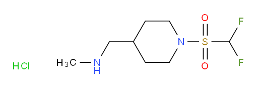 [(1-difluoromethanesulfonylpiperidin-4-yl)methyl](methyl)amine hydrochloride