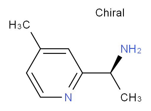 (1S)-1-(4-methylpyridin-2-yl)ethan-1-amine