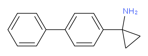 1-(4-phenylphenyl)cyclopropan-1-amine
