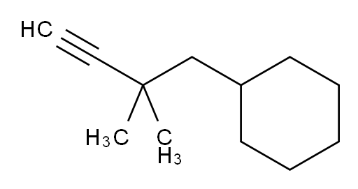 (2,2-dimethylbut-3-yn-1-yl)cyclohexane