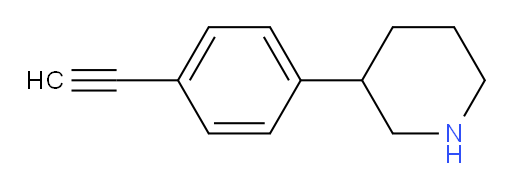 3-(4-ethynylphenyl)piperidine