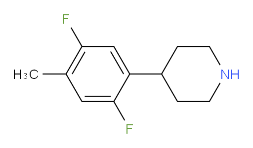 4-(2,5-difluoro-4-methylphenyl)piperidine