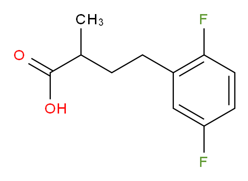 4-(2,5-difluorophenyl)-2-methylbutanoic acid