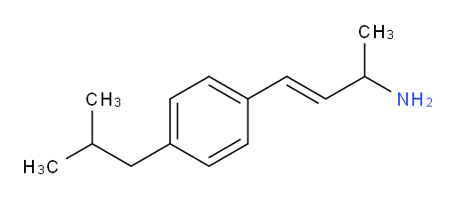 4-[4-(2-methylpropyl)phenyl]but-3-en-2-amine