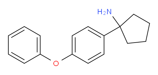 1-(4-phenoxyphenyl)cyclopentan-1-amine