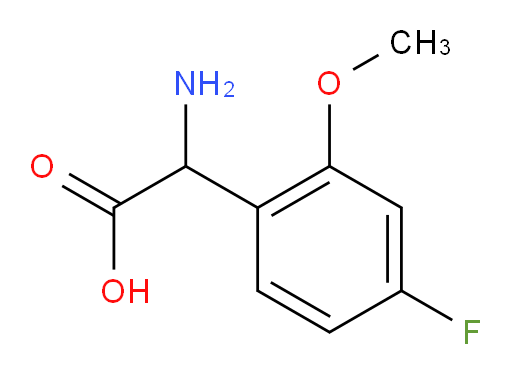 2-amino-2-(4-fluoro-2-methoxyphenyl)acetic acid